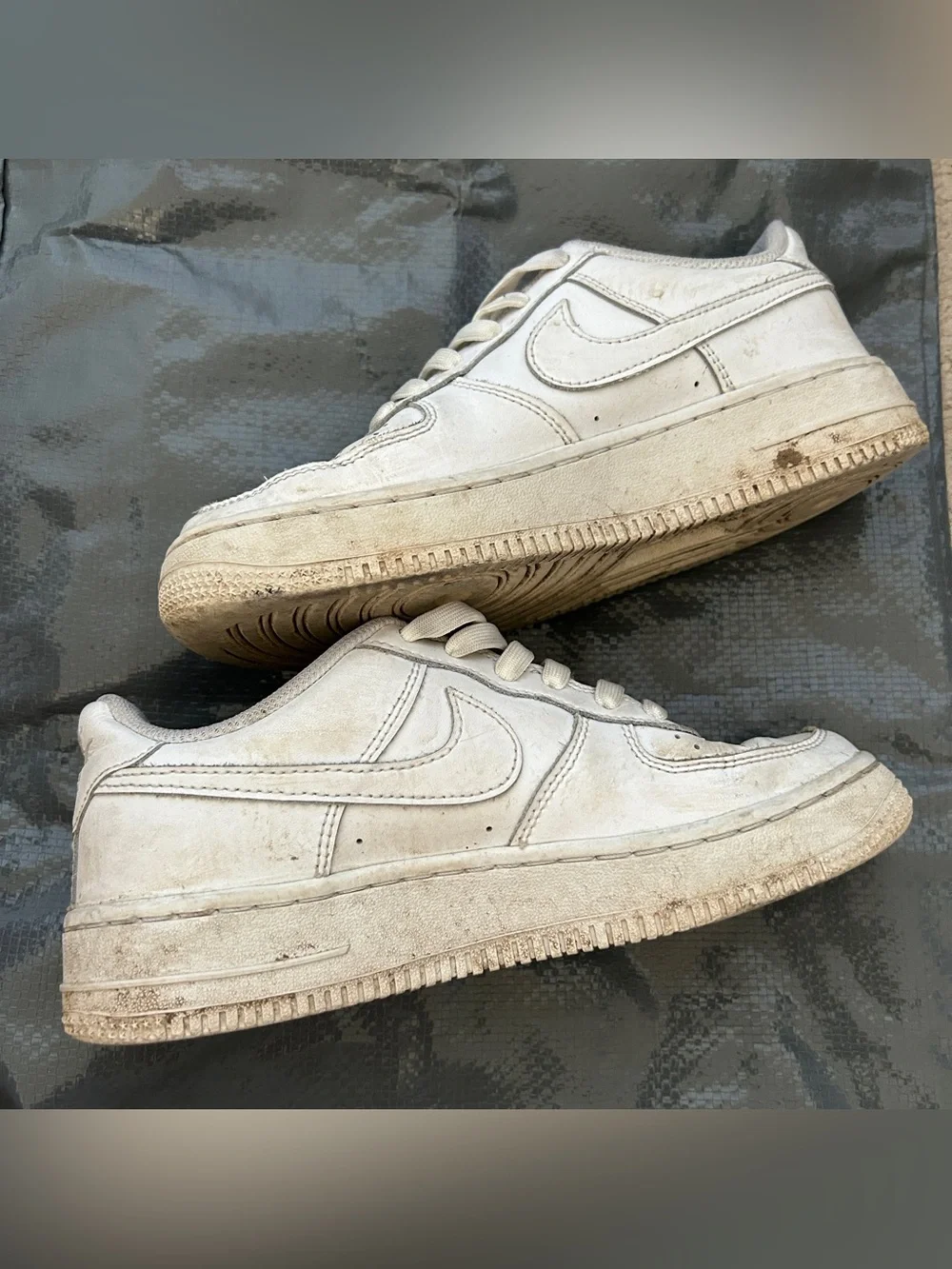 Nike Air Force Ones Low-top Size 4.5y Fit Women’s 6.5 white